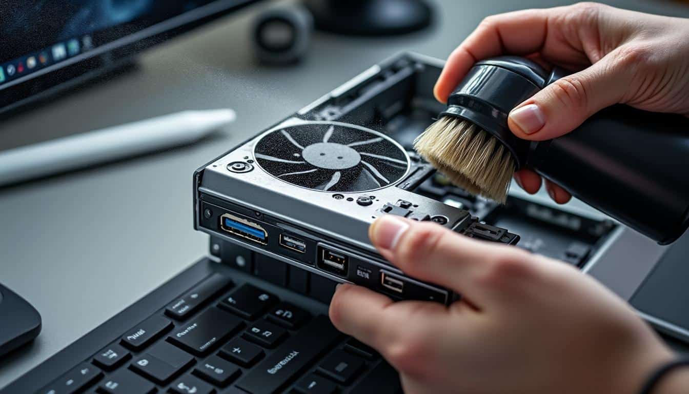 apprenez à nettoyer efficacement votre pc en éliminant la poussière, en entretenant les charnières et en nettoyant les ports pour prolonger sa durée de vie et améliorer ses performances.