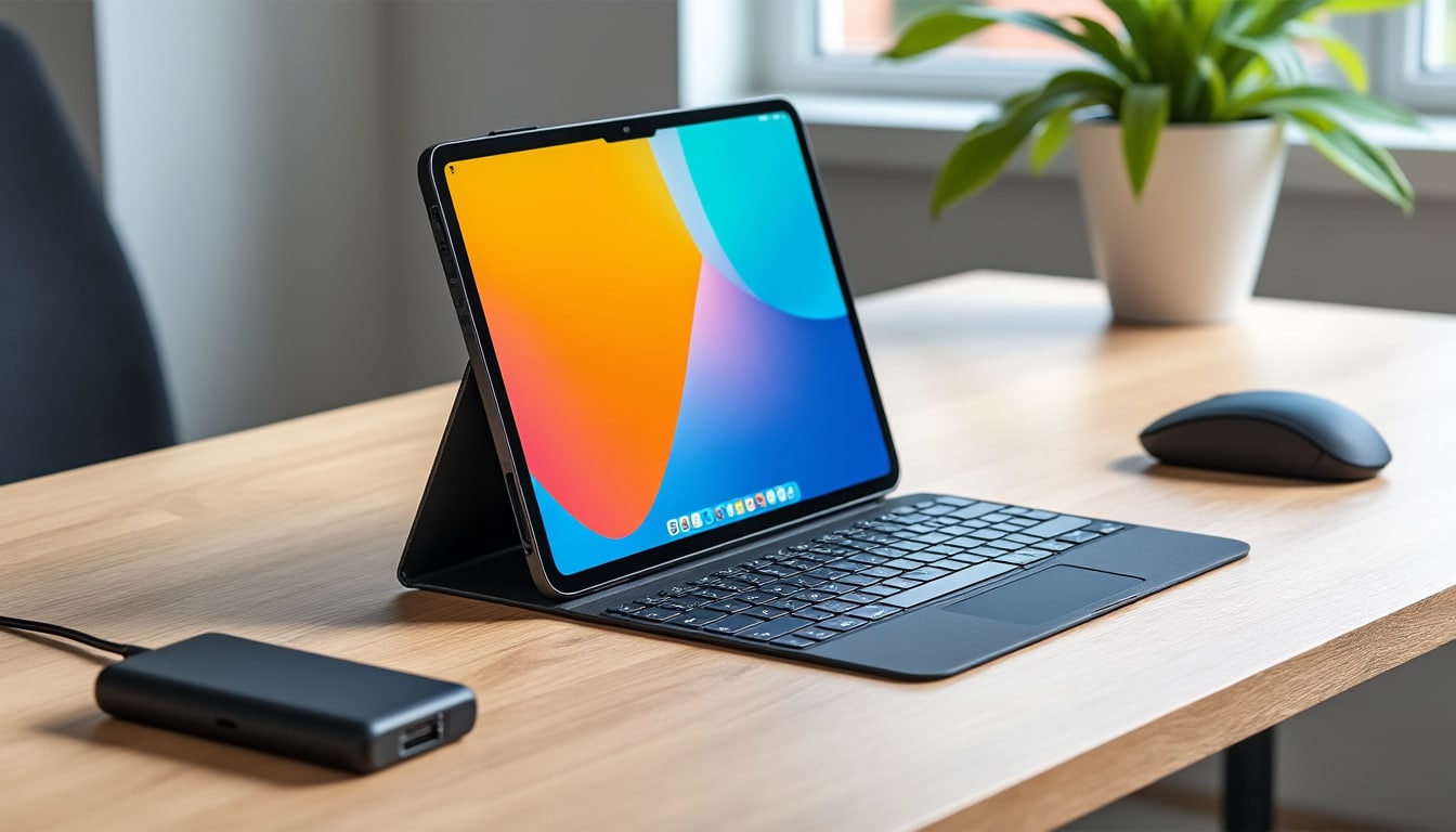 découvrez comment transformer votre tablette en mini laptop grâce aux accessoires logitech pour une expérience mobile et polyvalente.