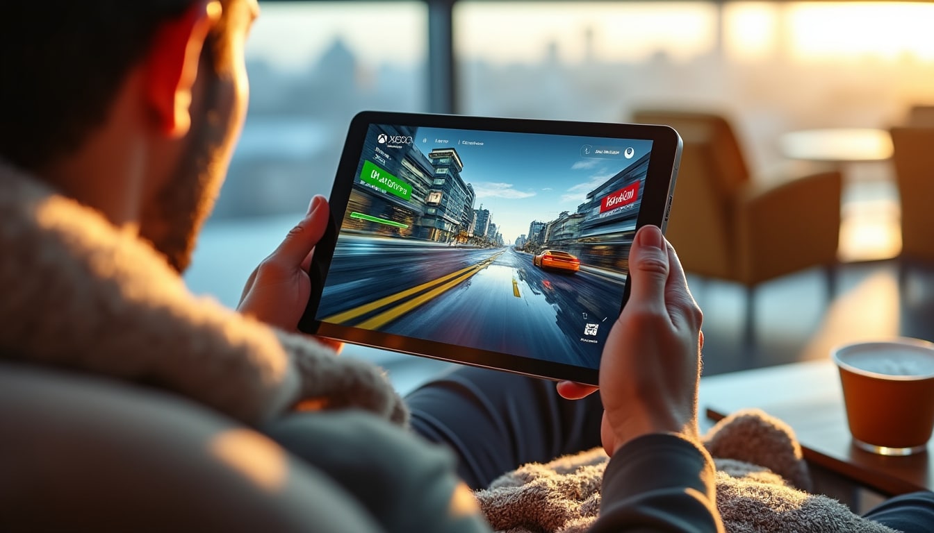 découvrez xbox cloud gaming sur tablette, la solution idéale pour jouer à vos jeux préférés en déplacement, offrant une expérience de jeu fluide et portable, parfaite pour les voyageurs.